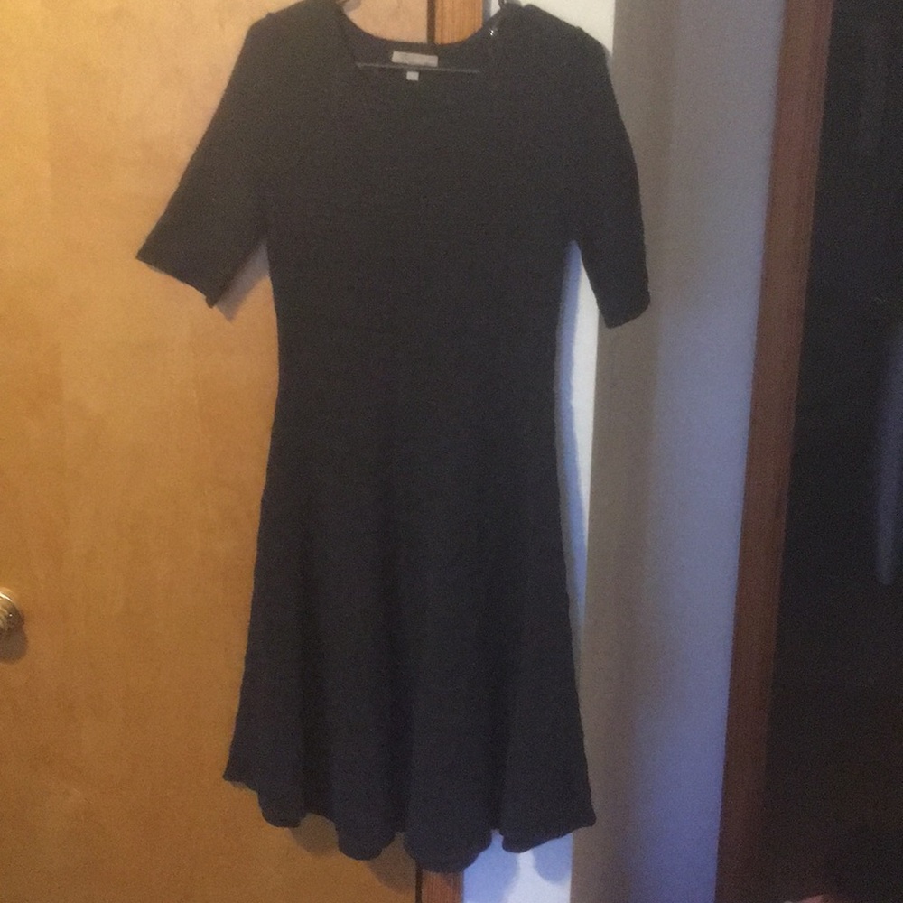 Sweater skater dresss charcoal grey